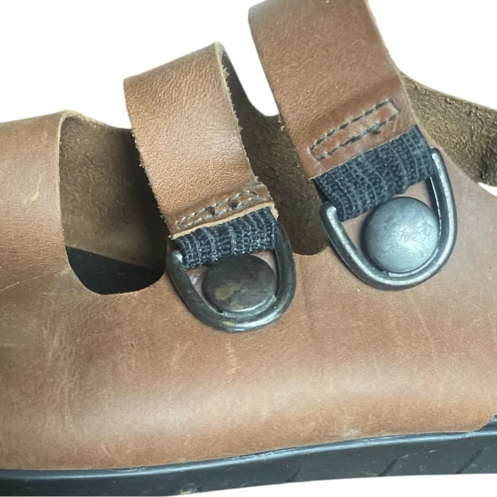 Munro Sport Brown Leather Sandals size 11 N - Picture 5 of 9